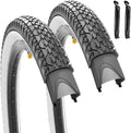 26 x 2.125 in Beach Cruiser Bike Tires 2 Pack - Comfortable