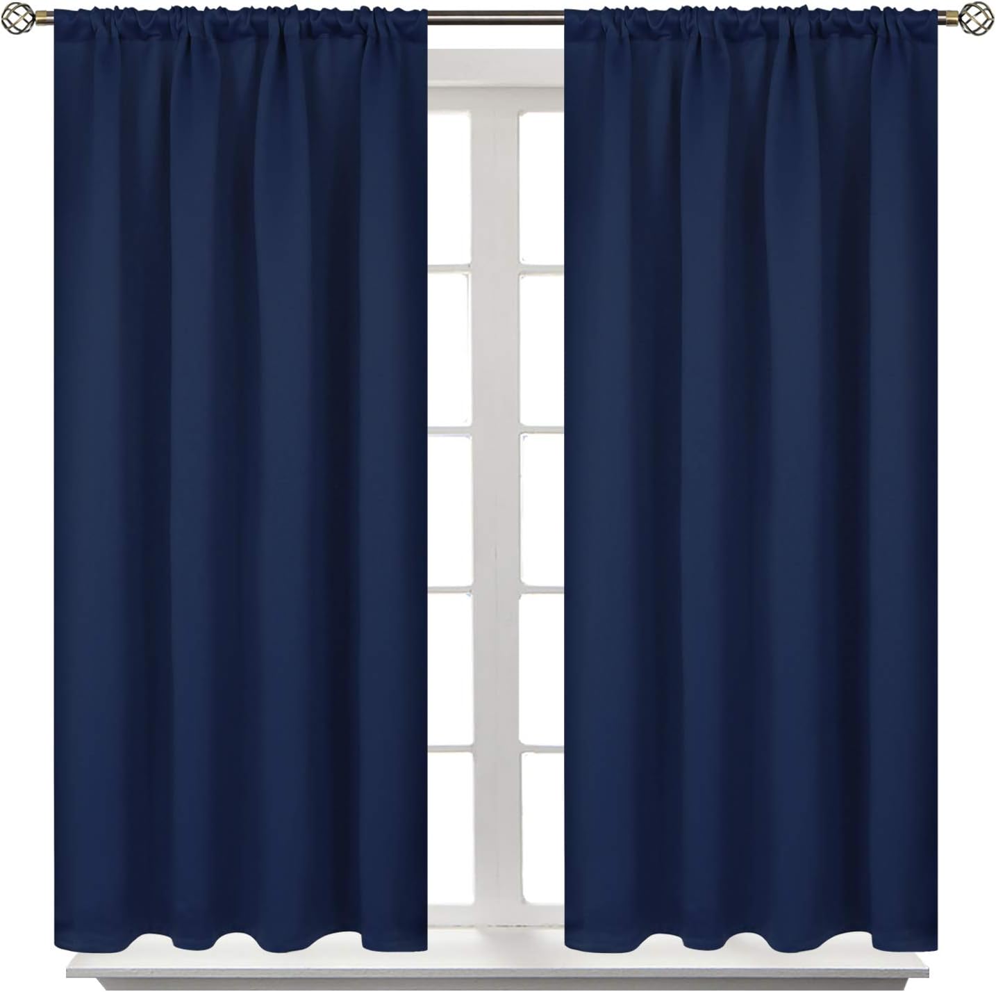 BGment Navy Blue Blackout Curtains - RV Privacy Bliss