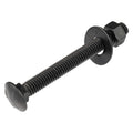 3/8 in x 4-1/2 in Carriage Bolt Kit - Ceramic Black, 25 Pack