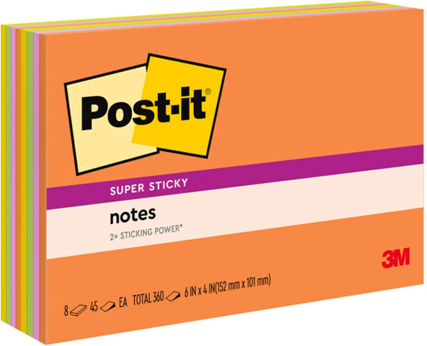 Post-it Super Sticky Notes: Energize Your Workspace