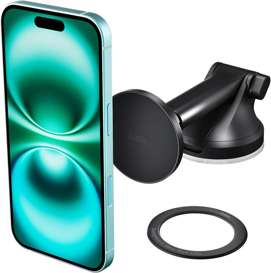 iOttie Magnetic Car Phone Holder: Qi2 & MagSafe Compatible