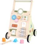 Wooden Baby Walker Push and Pull Learning Activity Walker - Motor