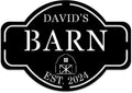 Custom Metal Barn Sign Personalized Farm Metal Sign - Durable Outdoor