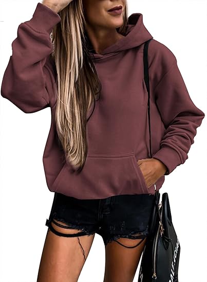 SHEWIN Women's Casual Hoodies Lightweight Pullover Tops Review