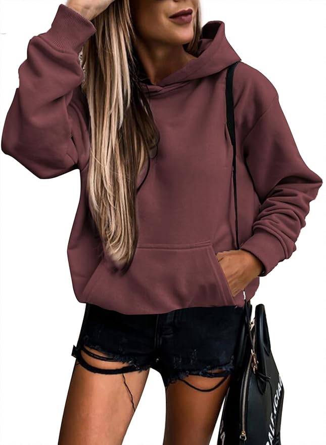 SHEWIN Women's Casual Hoodies Lightweight Pullover Tops Review