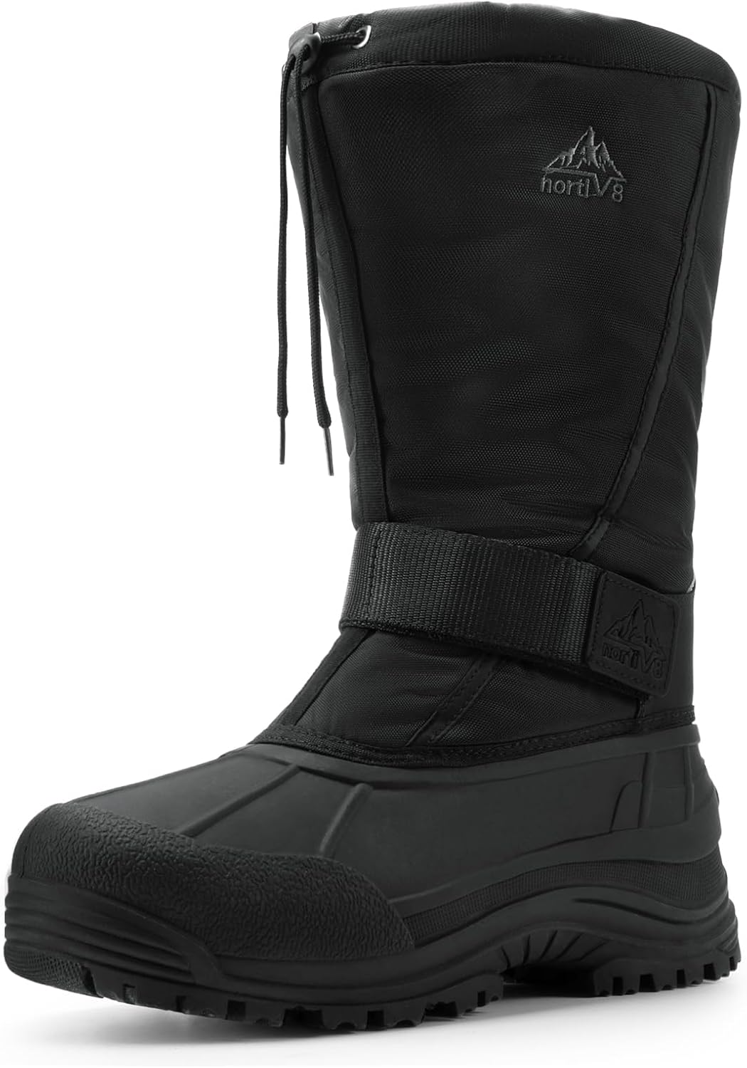 NORTIV 8 Men's Waterproof Winter Snow Boots for Cold Weather