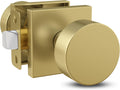 Mega Handles Satin Brass Passage Door Knob - Smooth, Durable Fit