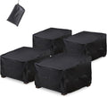 Outdoor Chair Covers 4 Pack 35in x 40in x 33in - Waterproof Patio