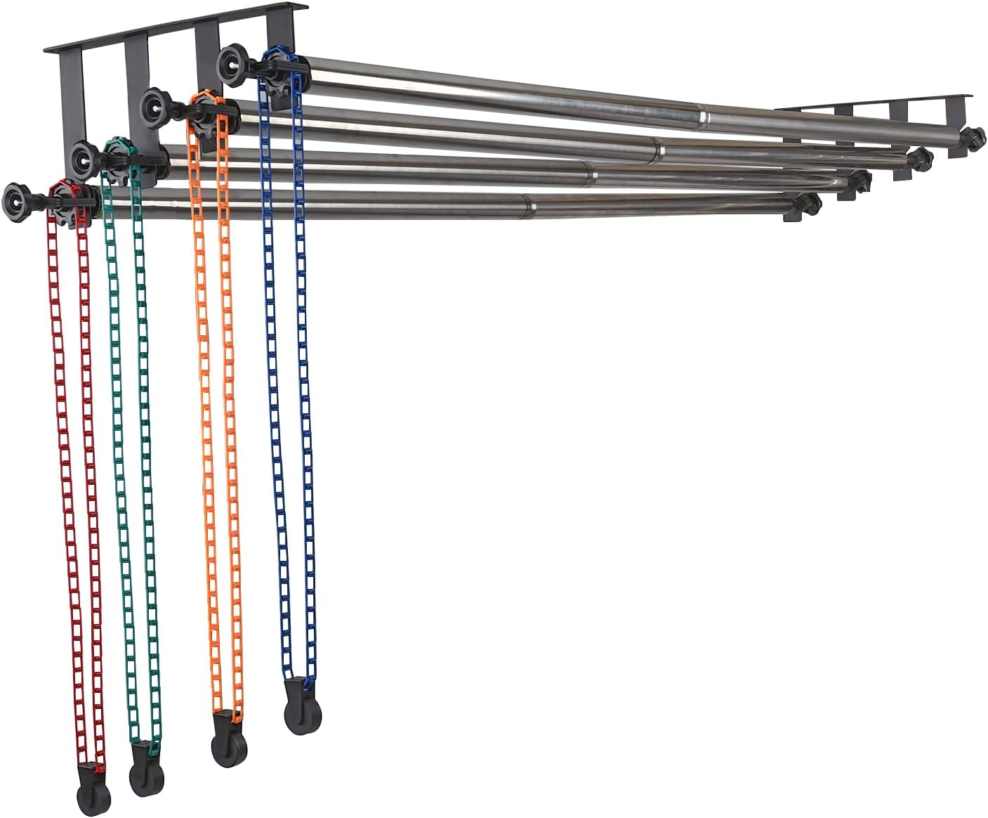 Photography 4 Rollers Wall Mounted Background Support System