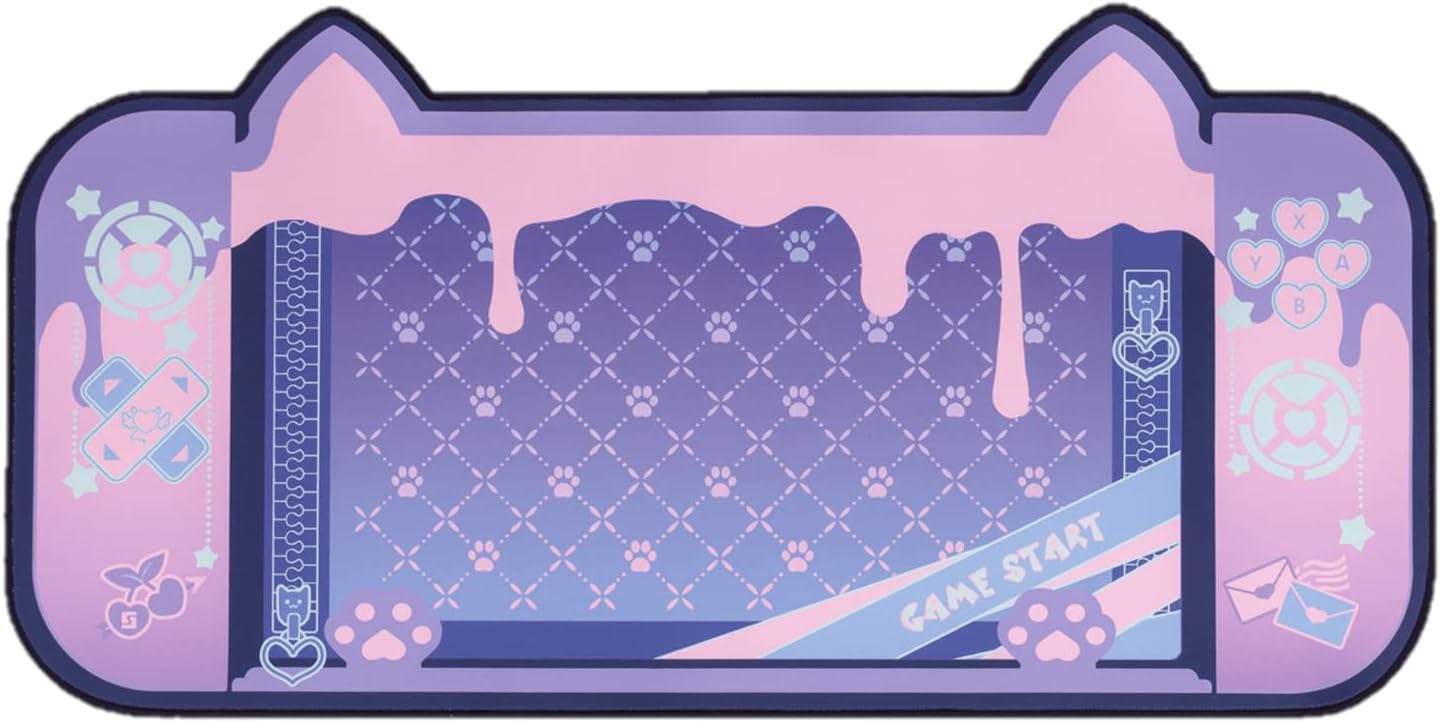 YOCORE Purple Gamer Mouse Pad - Non-Slip Desk Mat