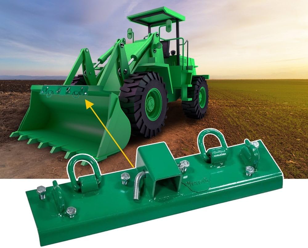 Mytee Products Tractor Bucket Grab Hooks for 2in Hitch Receiver
