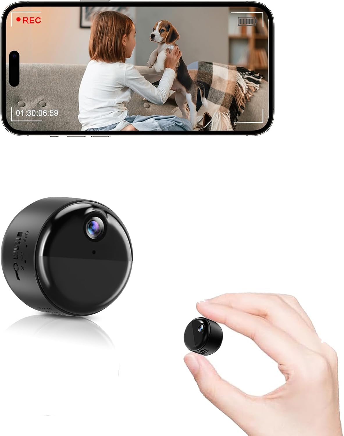 Mini Camera for Home Security with 90 Days Battery Life