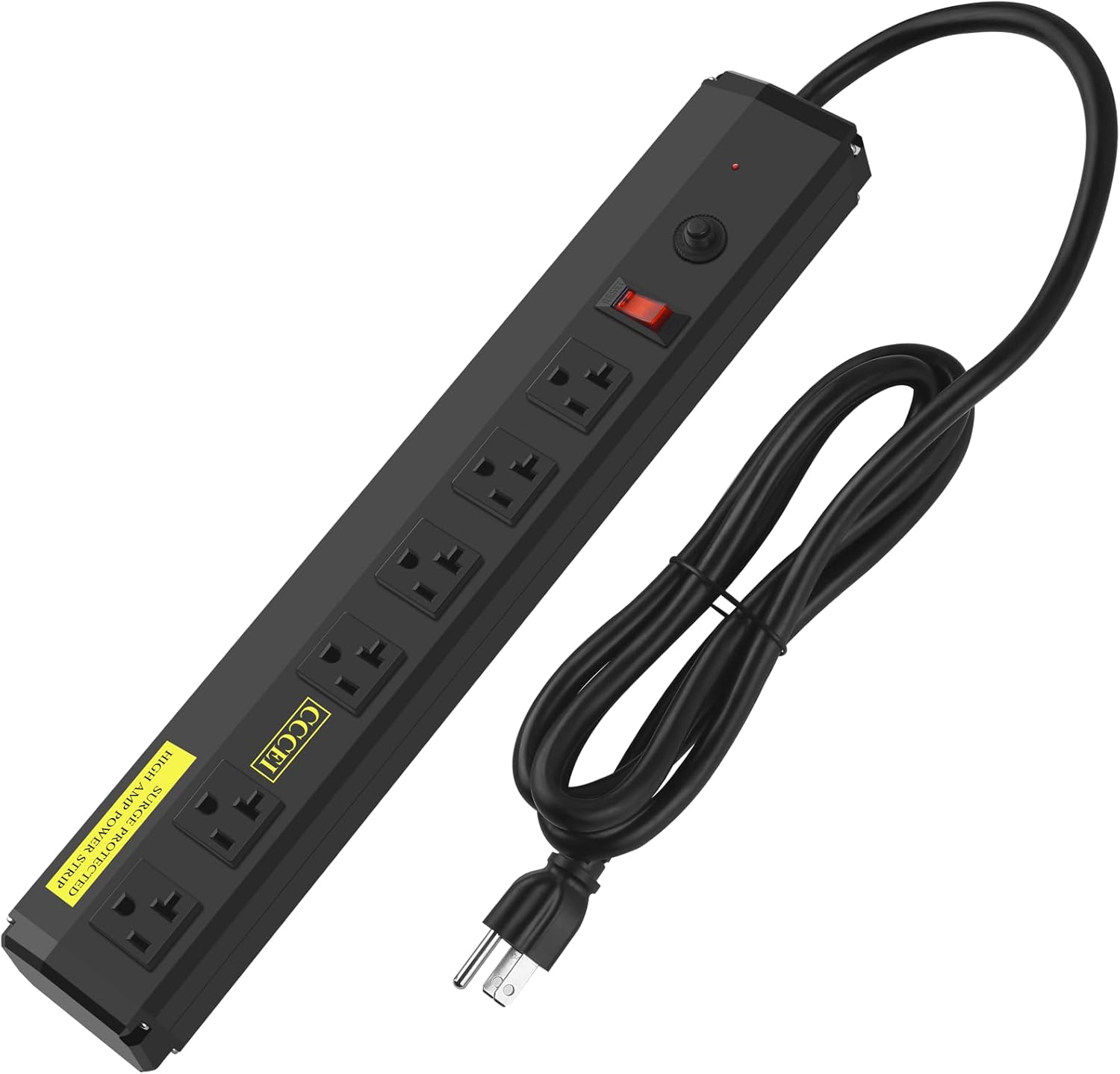 CCCEI Heavy Duty Power Strip Surge Protector for Garage Use