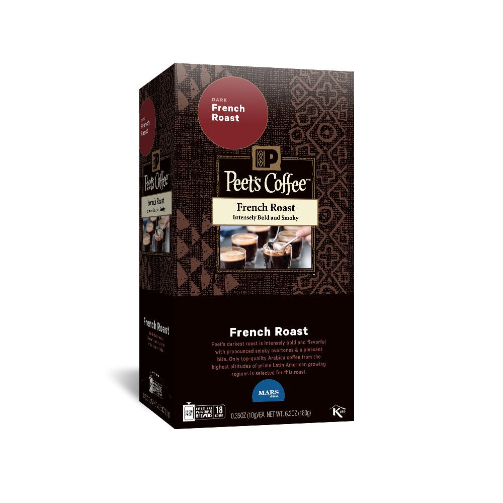 Peet's French Roast Freshpack for Mars Drinks Brewer - 18 Pack