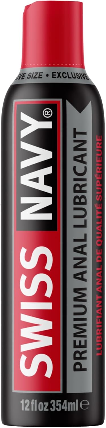 Swiss Navy Premium Anal Lubricant - Long-Lasting Silicone Formula