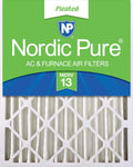Nordic Pure 20x24x4 Pleated MERV 13 Air Filter - High Efficiency