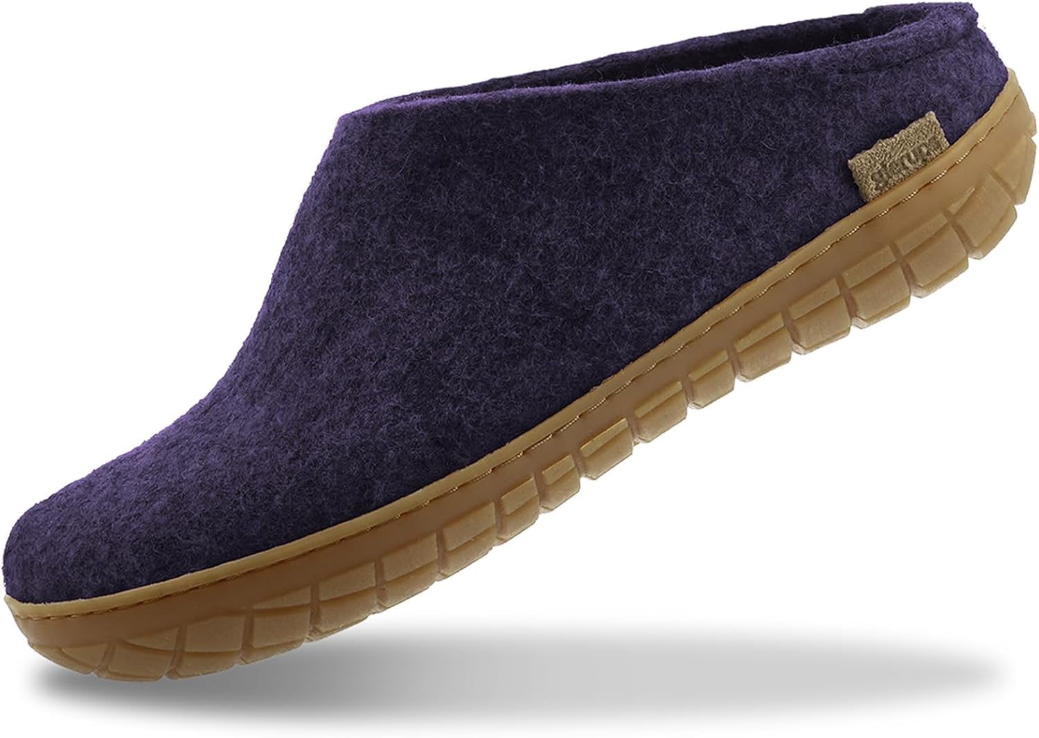 Glerups 100% Quality Wool Mix Slipper with Rubber Sole for Comfort