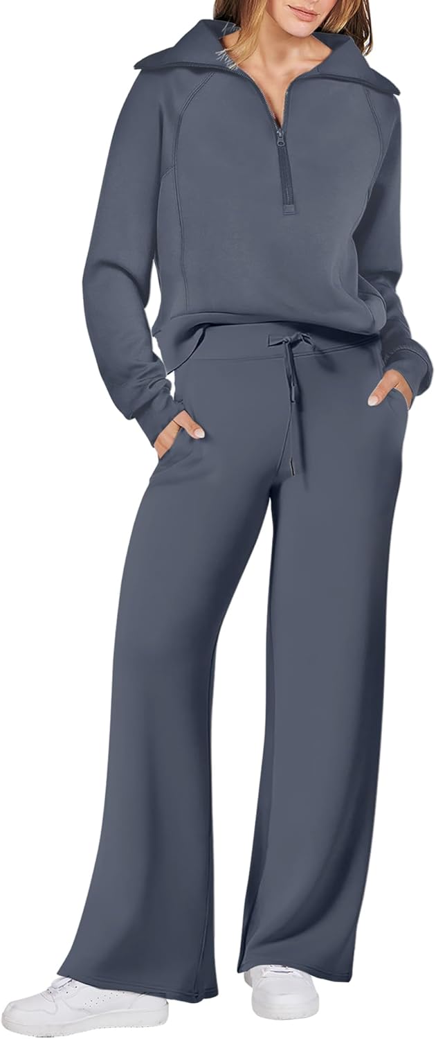 Stylish ANRABESS Women 2 Piece Outfits for Fall Travel Fashion