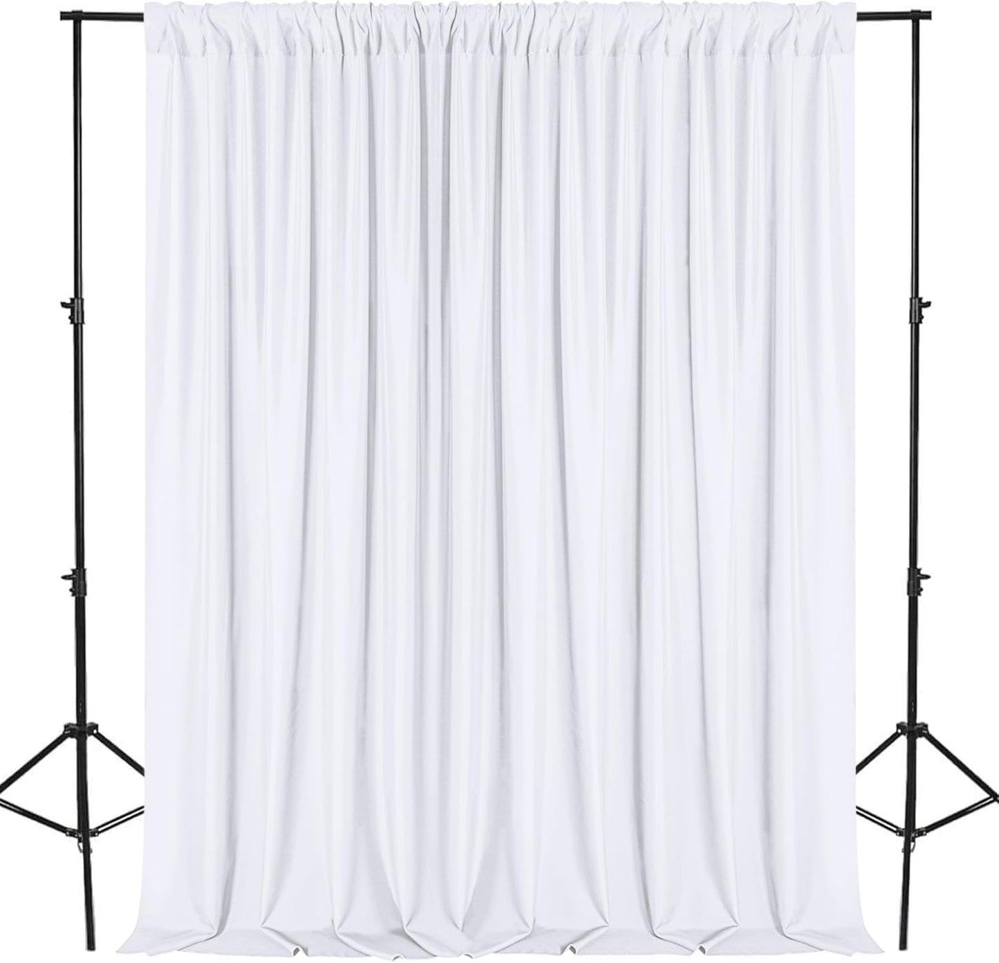 Premium DWCN White Backdrop Curtains - Perfect for Events!