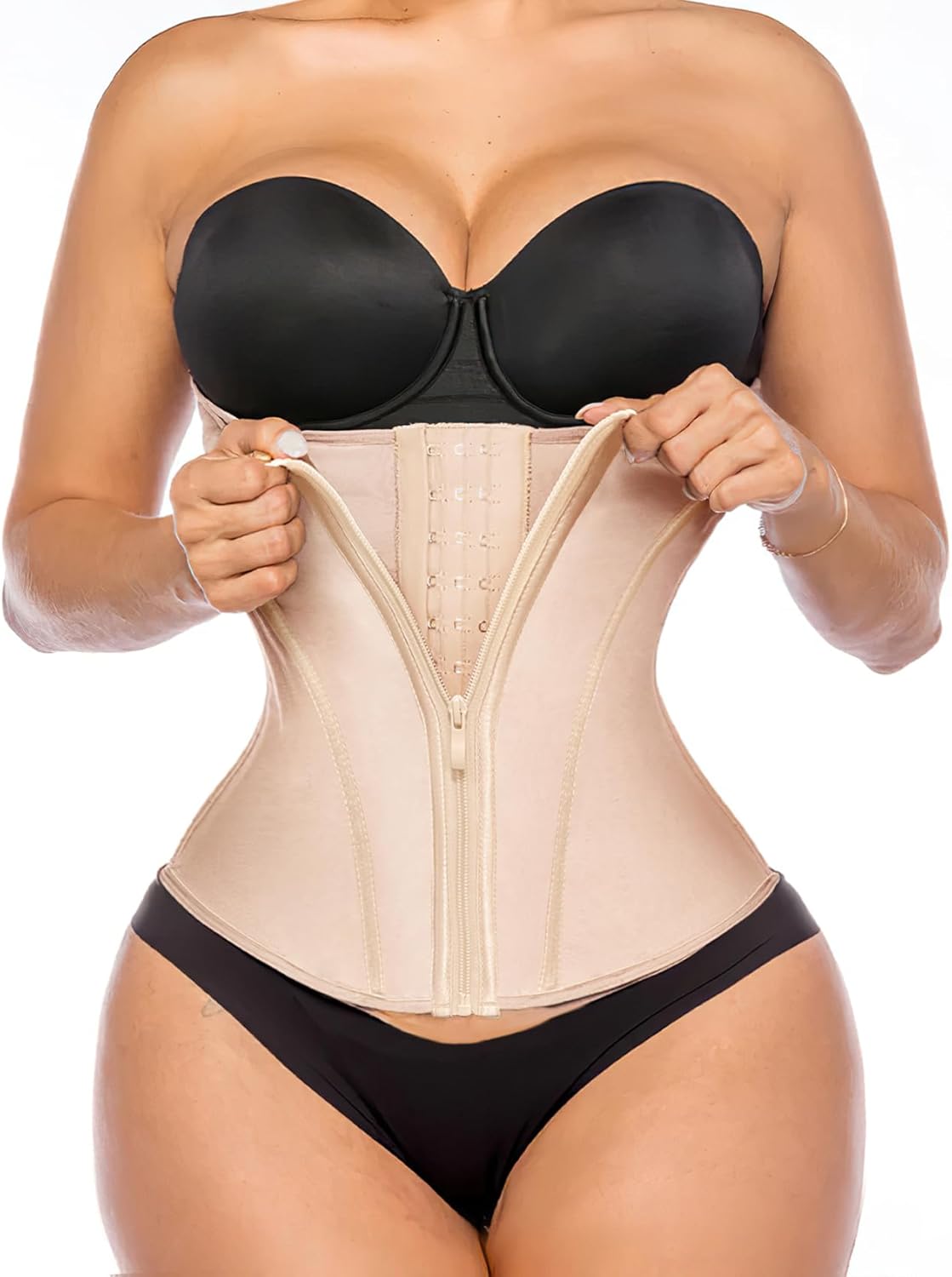 YIANNA Waist Trainer for Women - Latex Underbust Tummy Control