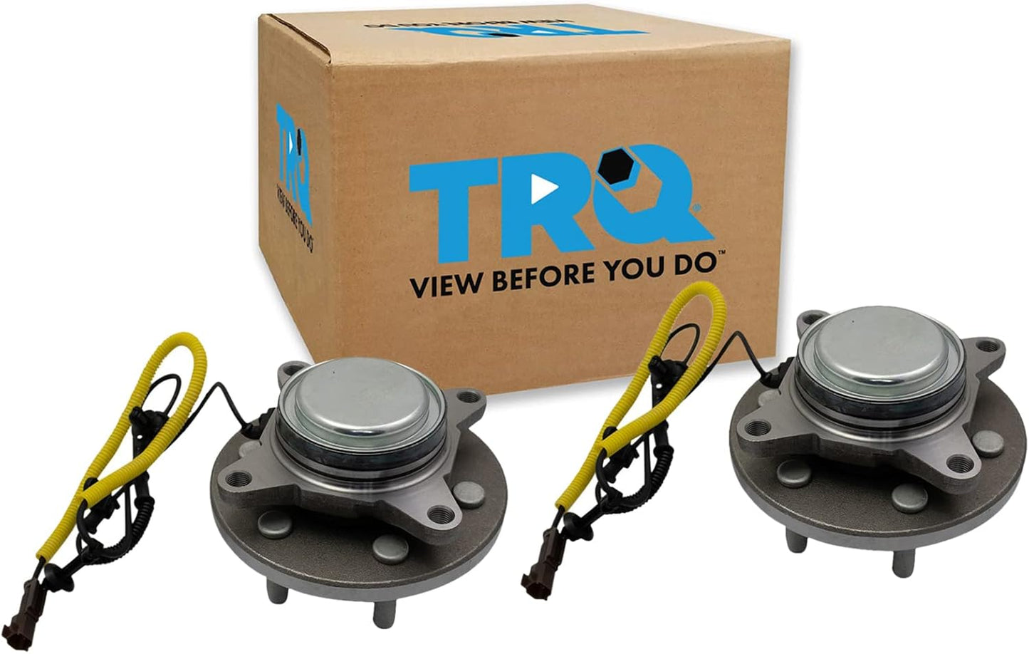 TRQ Front Wheel Bearing & Hub Assembly Set for Ford Expedition