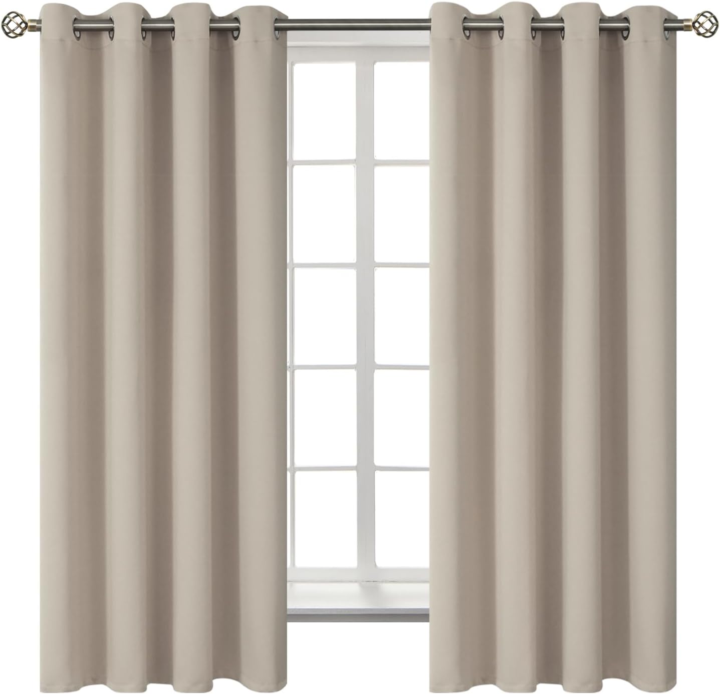 BGment Room Darkening Curtains - Grommet Thermal Insulated Drapes