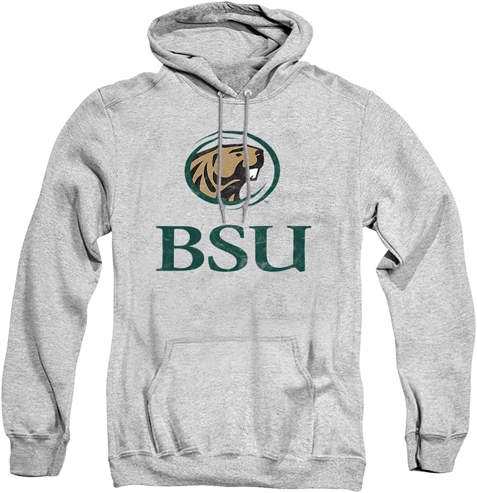 Official Collegiate Distressed Primary Logo Adult Pullover Hoodie