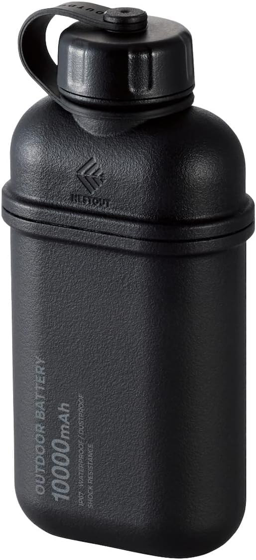 Rugged Power Bank: 10000mAh Fast Charge for iPhone, Waterproof, Durable - ELECOM