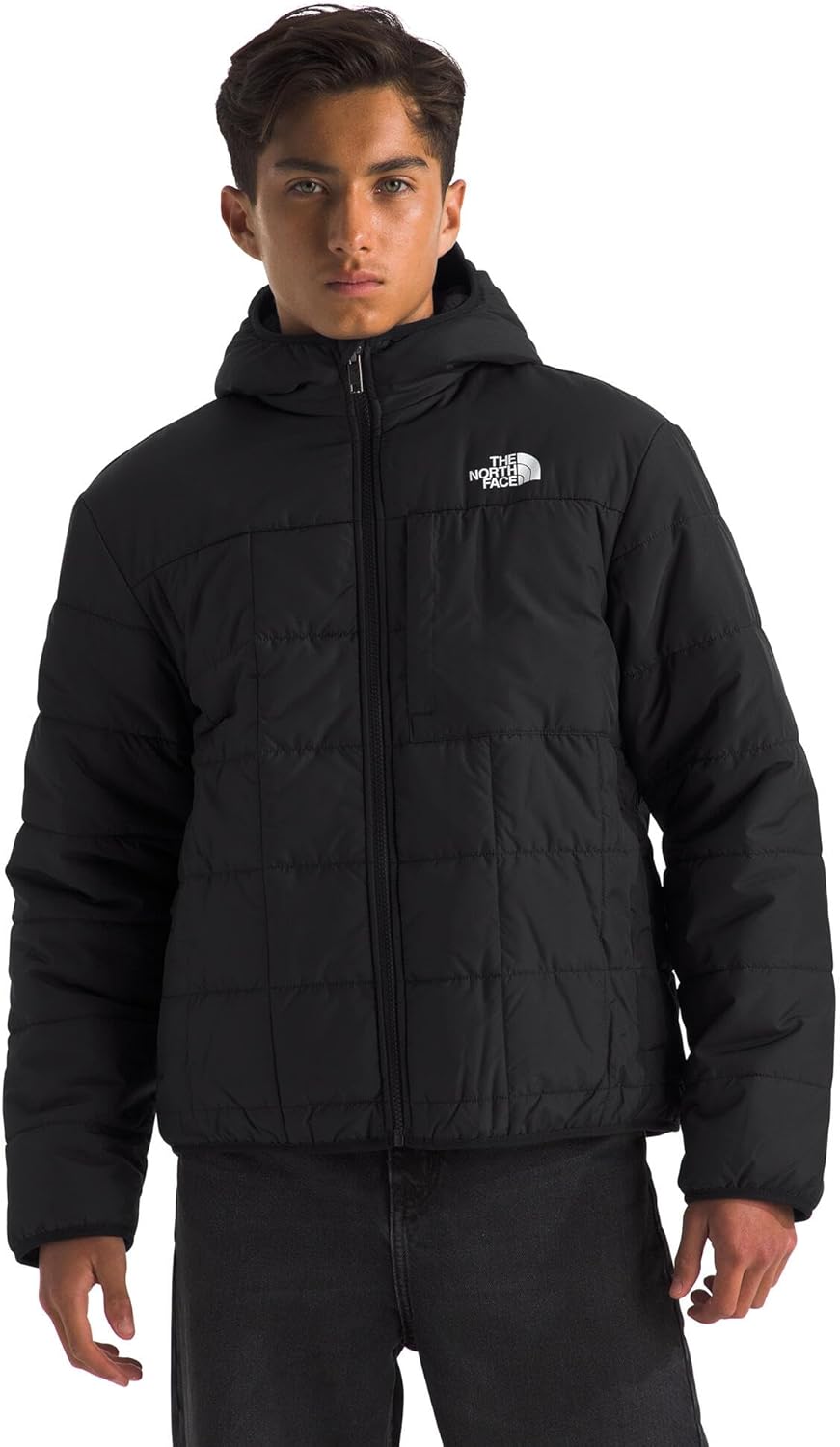 Boys' Reversible Shasta Full Zip Hooded Jacket for Winter Fun