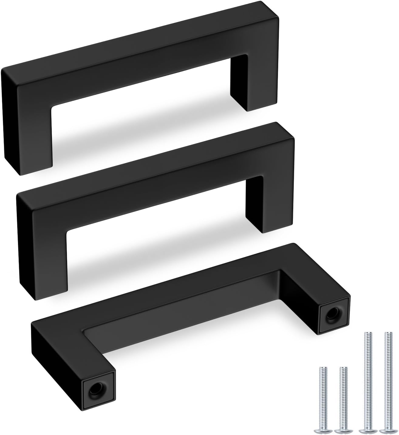 Modern Black Cabinet Pulls for Stylish Kitchen Upgrades