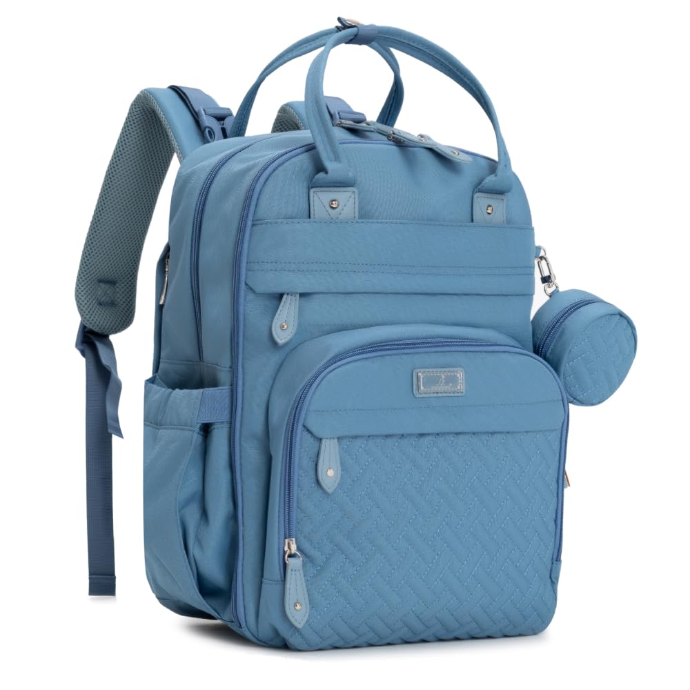 BabbleRoo Diaper Bag Backpack - Multi-Function Travel Tote