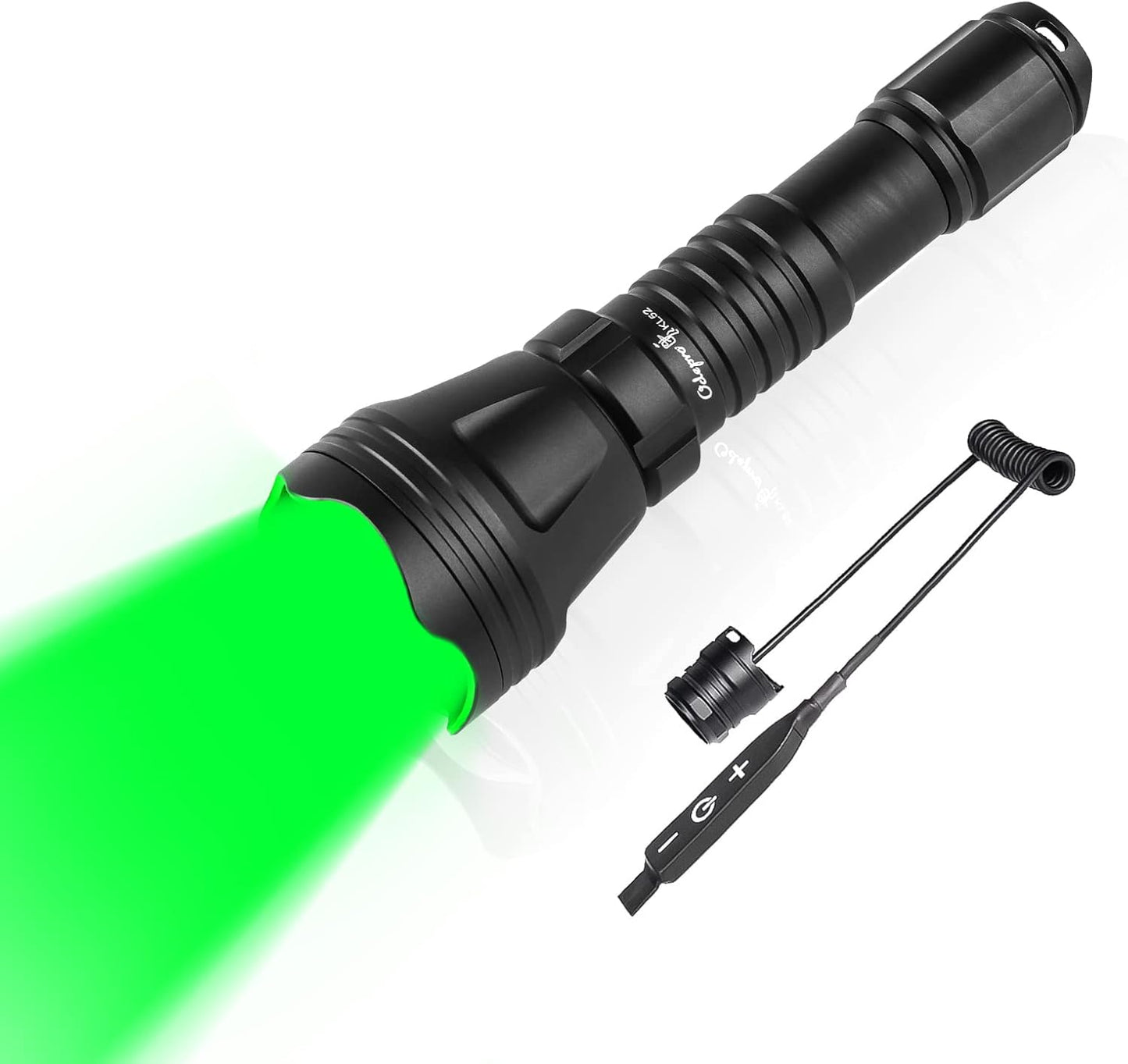 KL52 Green Light Scope Mount Flashlight for Night Hunting