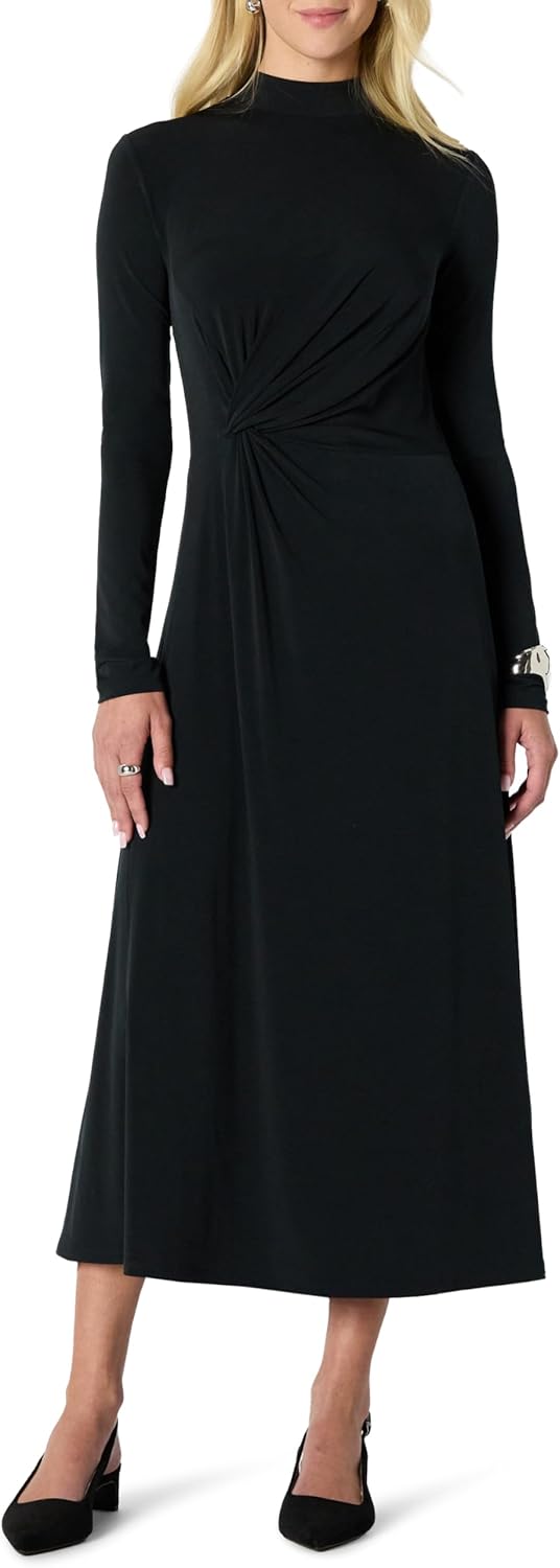 Demi's Pick Women's Fit and Flare Long-Sleeved Maxi Dress