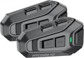 H2 Motorcycle Helmet Bluetooth Headset 2-Pack - Long Runtime
