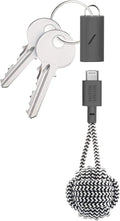 USB-C to Lightning Key Cable - Ultra-Strong Reinforced Zebra