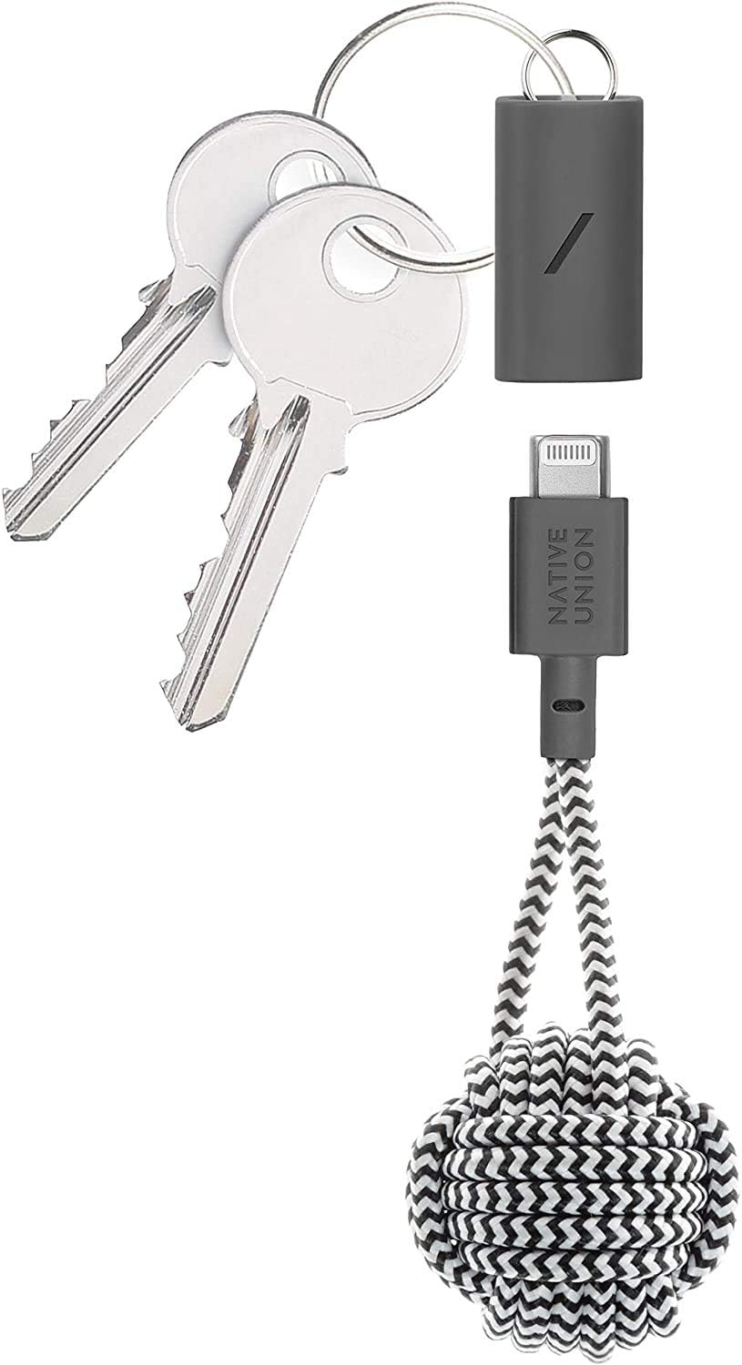 Ultra-Strong USB-C to Lightning Charging Cable with Key Fob