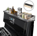 30 in Magnetic Stove Top Shelf Stainless Steel Spice Rack - Over Stove