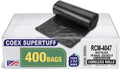 3 Ply Trash Bags 45 Gallon 1.25 Mil - Heavy-Duty Value Pack