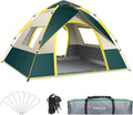 KOMCLUB Waterproof Camping Tent - Easy Setup, Windproof, Family Size