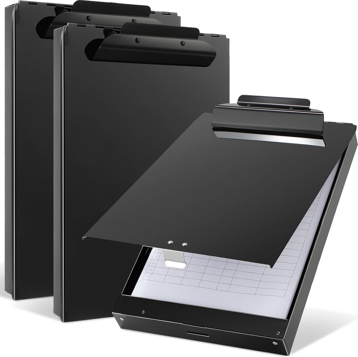 Metal Storage Clipboard with Heavy Duty Aluminum Clip Design