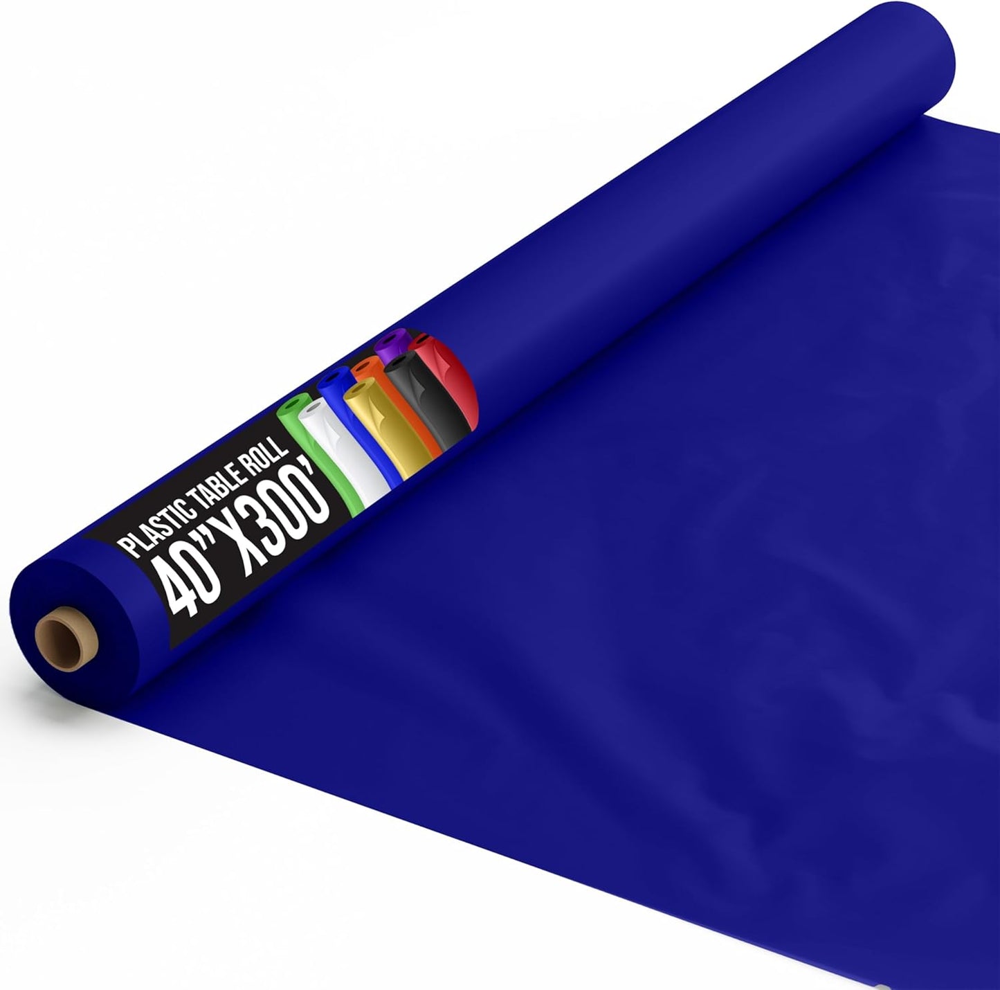 Premium Quality Navy Plastic Table Cover Roll for Events