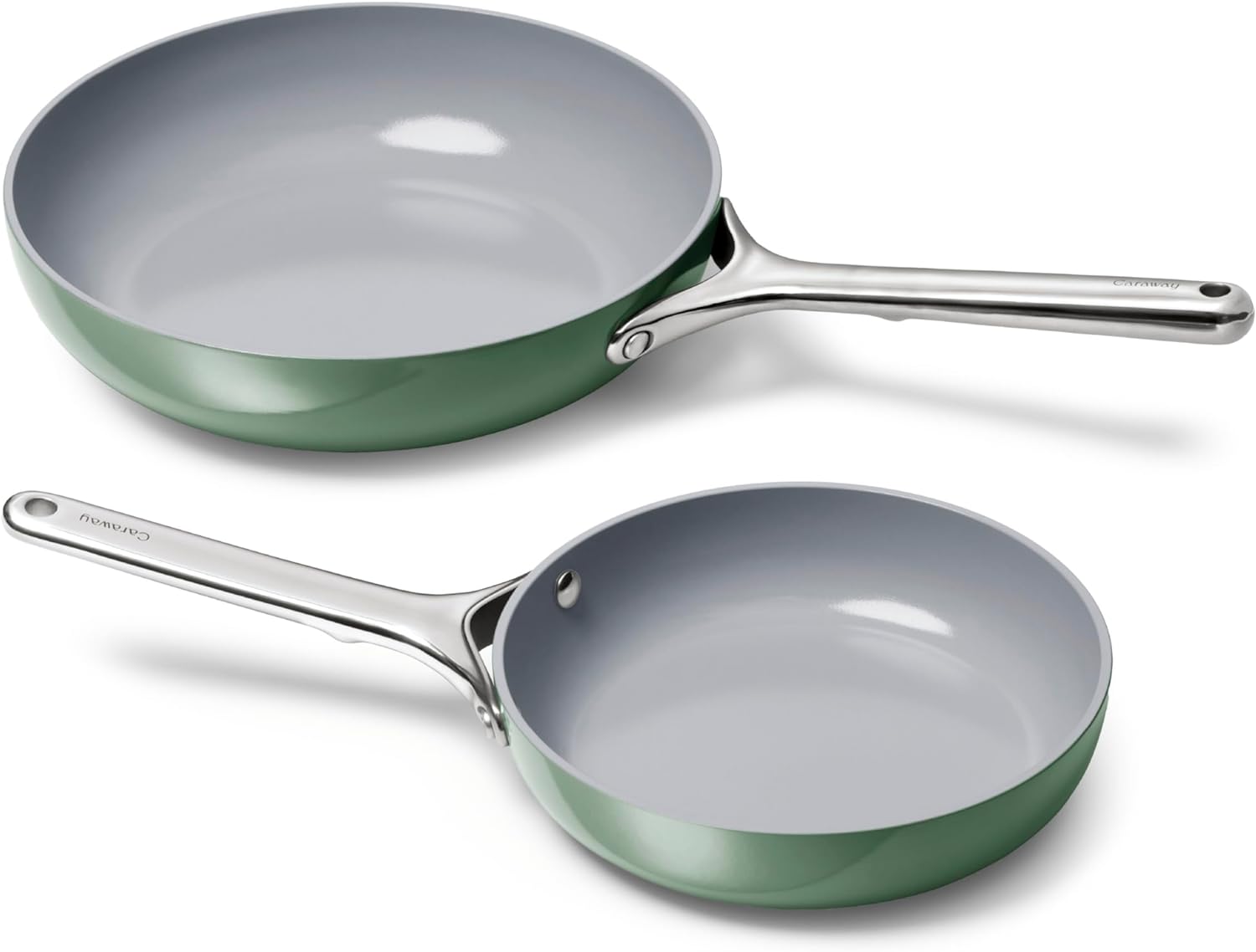 Caraway Fry Pan Duo - Nonstick Ceramic Frying Pan Set