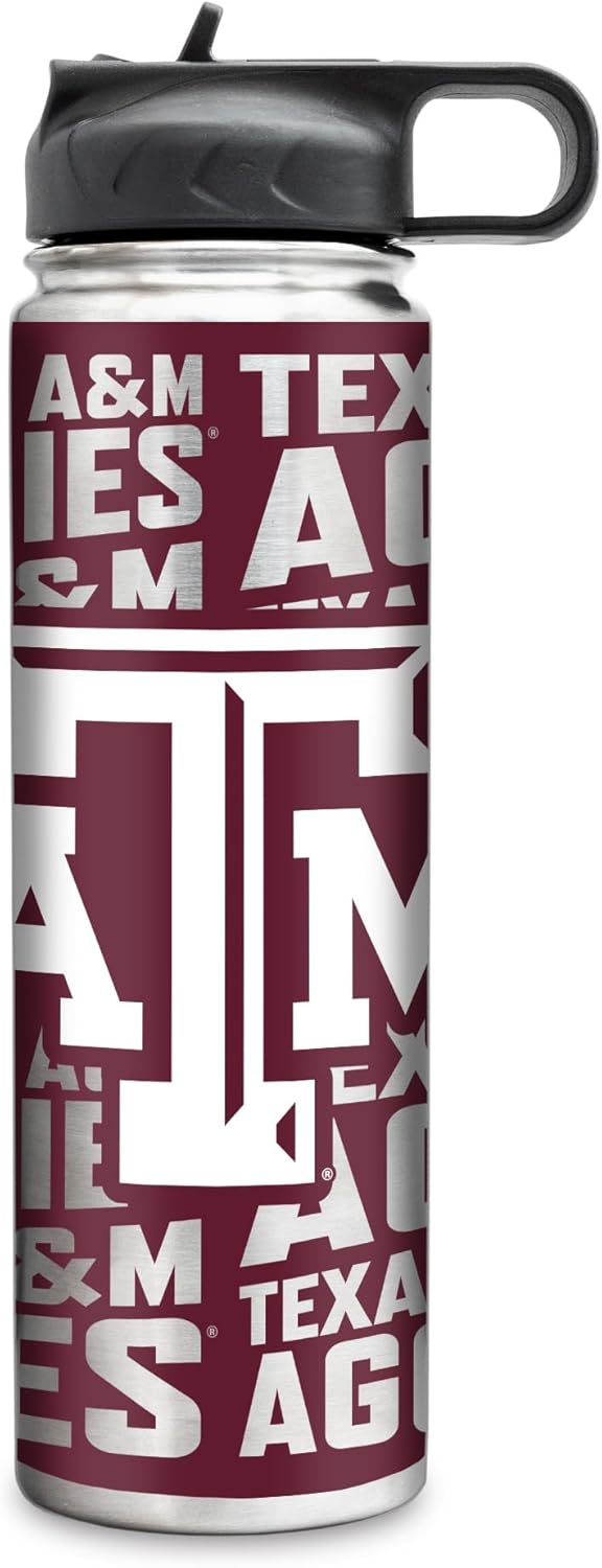 NCAA 22oz Stainless Steel Tumbler with Lid for All Beverages