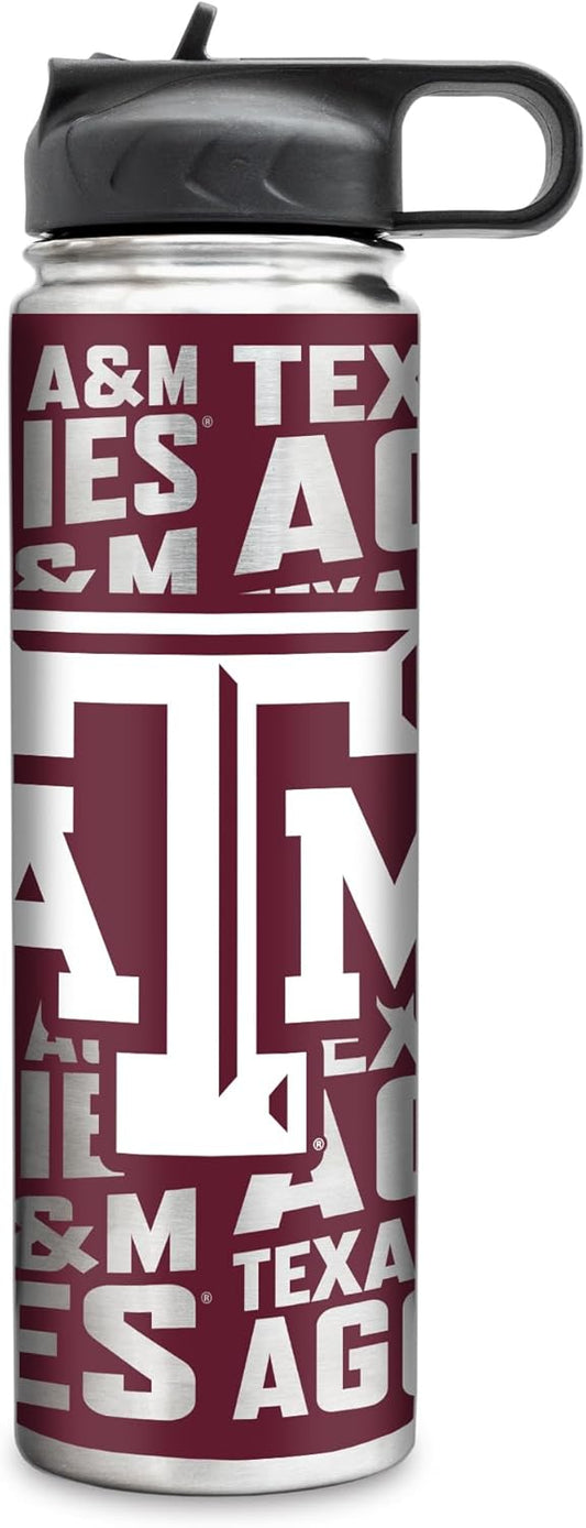 NCAA 22oz Stainless Steel Tumbler with Lid for All Beverages