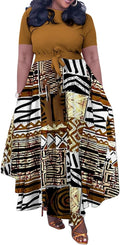 Plus Size Dress A Line Dresses for Women - Maxi Belted Summer Fit