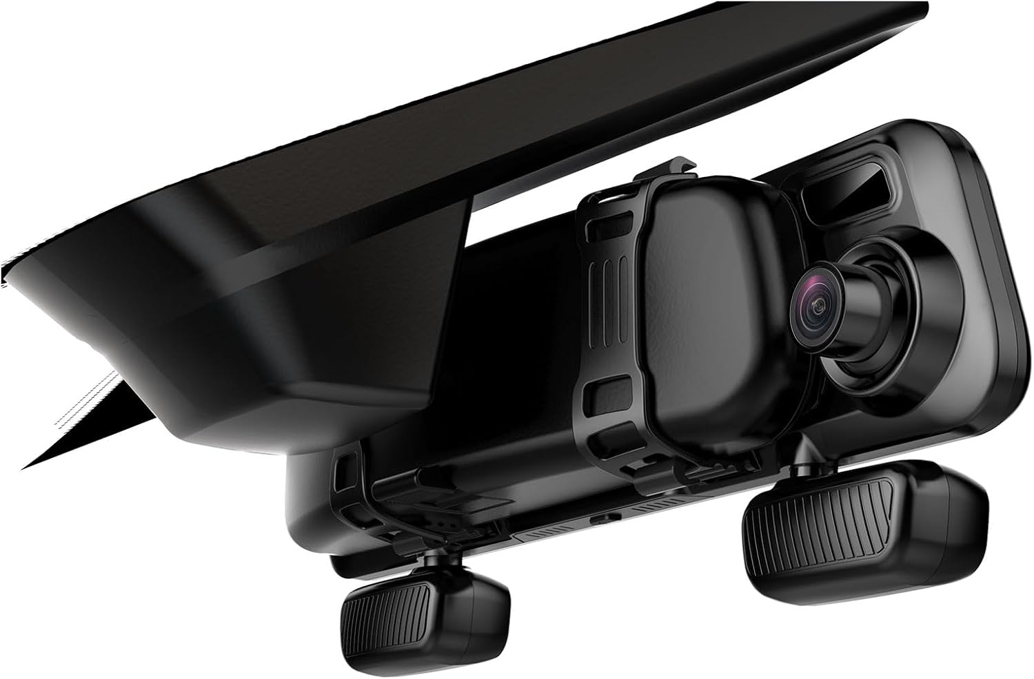 PRUVEEO 12ft' Mirror Dash Cam with 360 Degree View and GPS