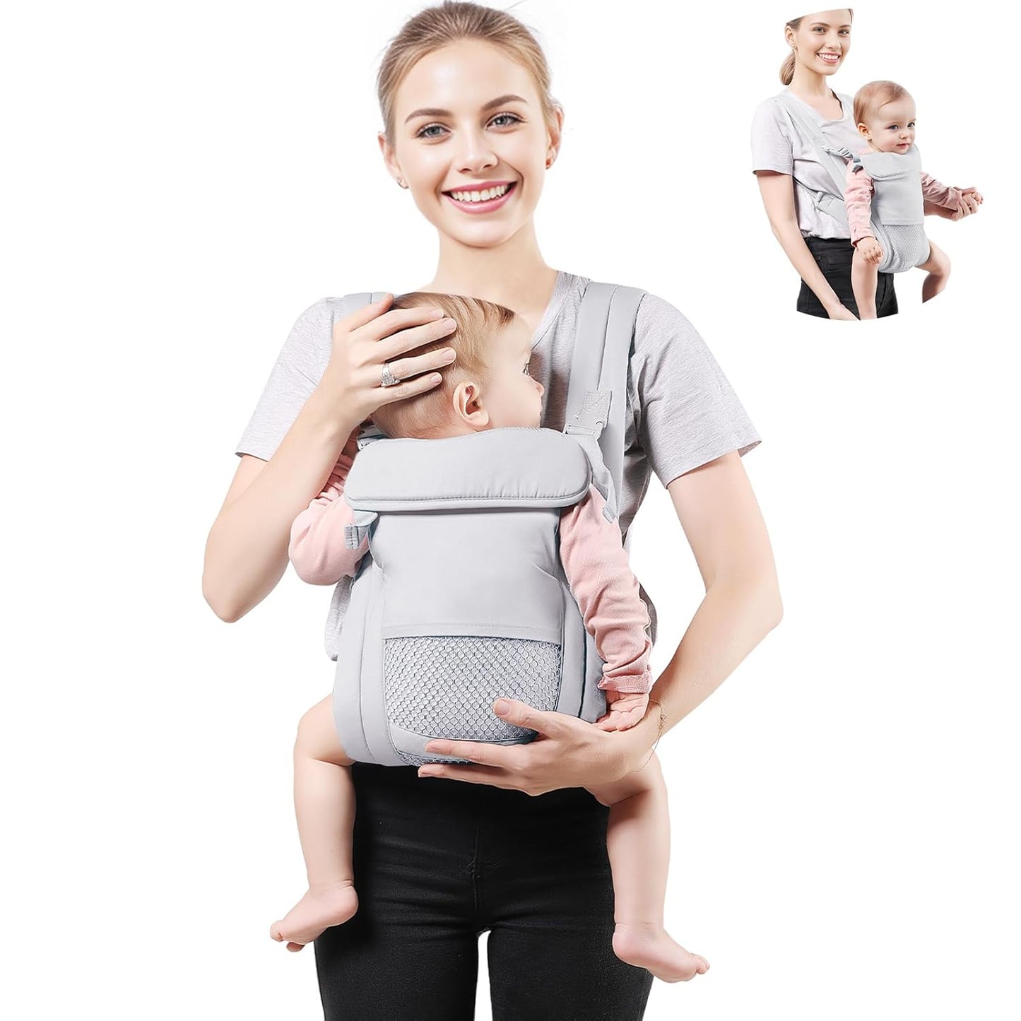 Shiaon Cozy Baby Carrier: Newborn to Toddler Ease