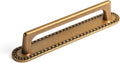 Goo-Ki Antique Brass Cabinet Pulls with Backplate - 5ft 2-Pack