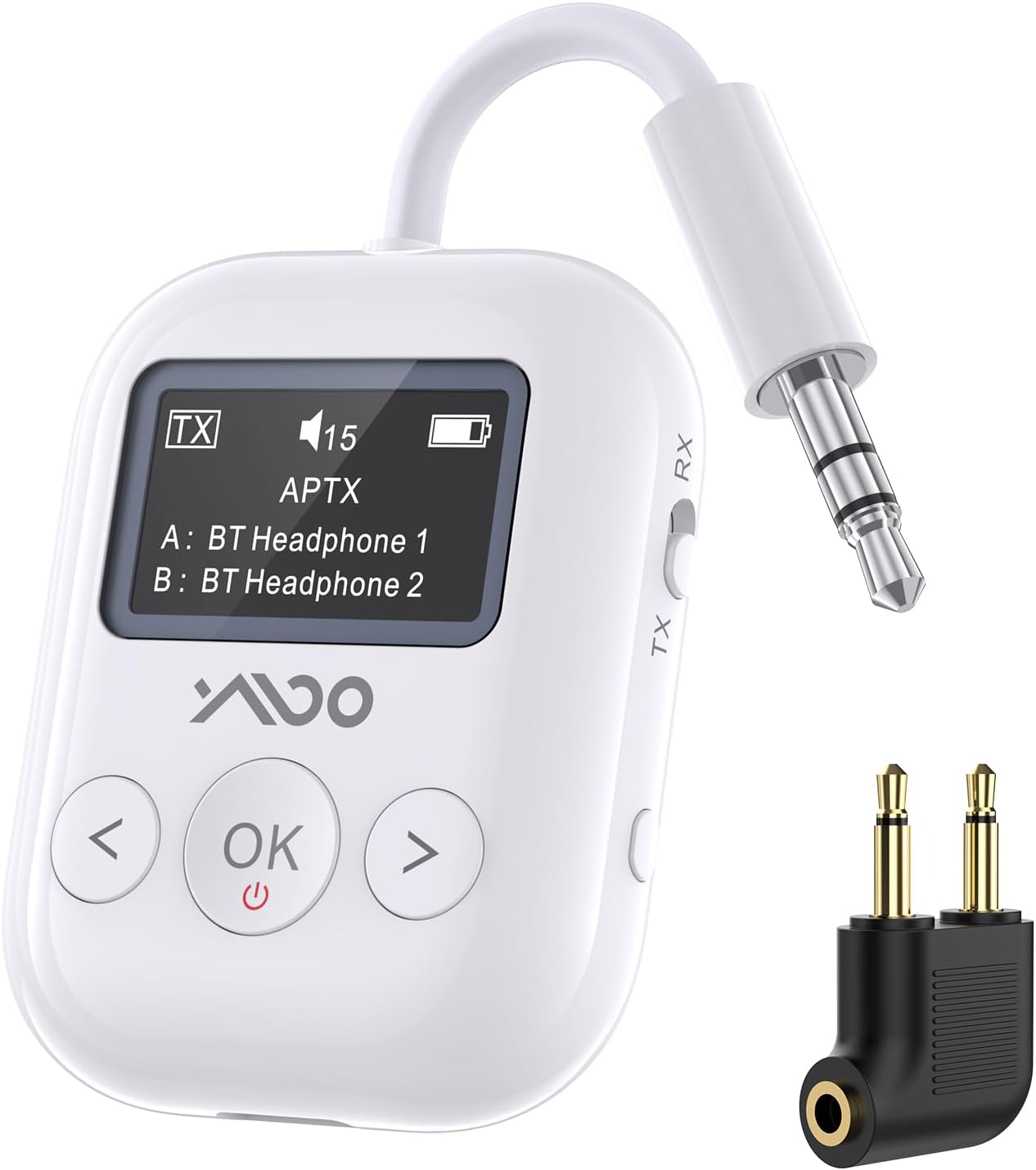 YMOO Bluetooth 5.4 Transmitter Receiver for Airplane Travel