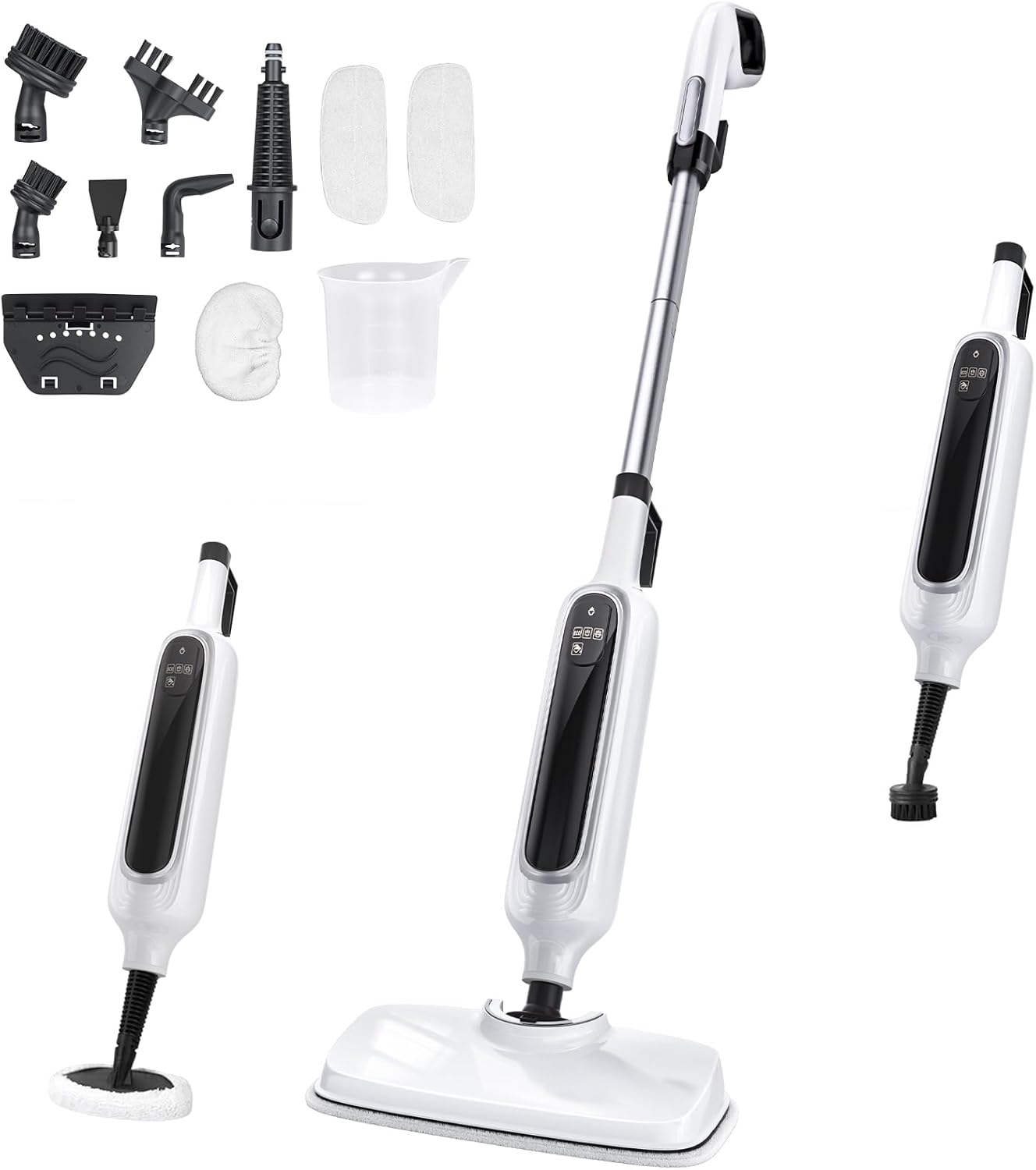12-in-1 Steam Mop for Home Cleaning with Powerful Features